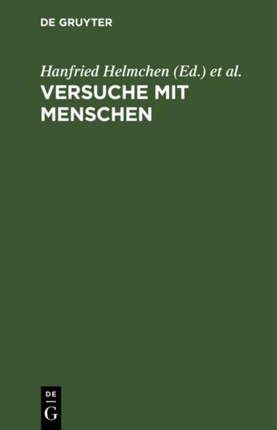 Versuche mit Menschen