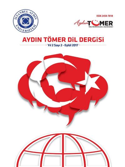 ¿STANBUL AYDIN ÜN¿VERS¿TES¿ AYDIN TÖMER D¿L DERG¿S¿