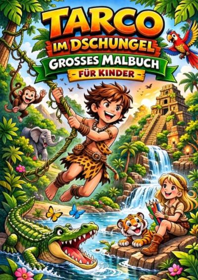 Malbuch, Tarco im Dschungel