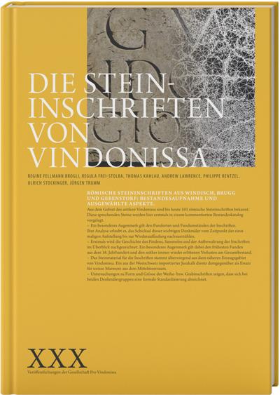 Die Steininschriften von Vindonissa 