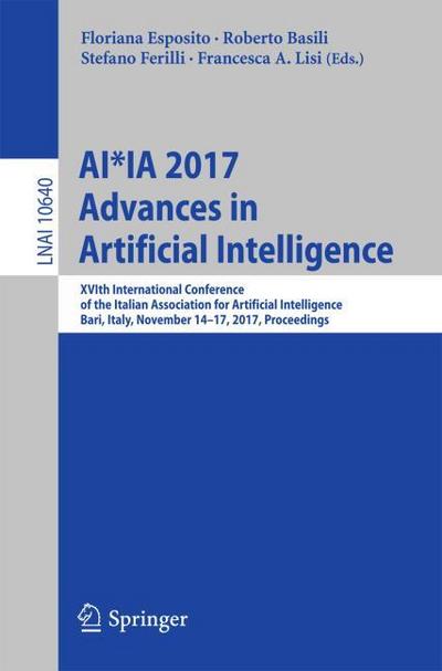 AI-IA 2017 Advances in Artificial Intelligence