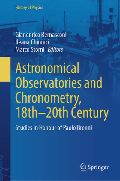 Astronomical Observatories and Chronometry, 18th-20th Century