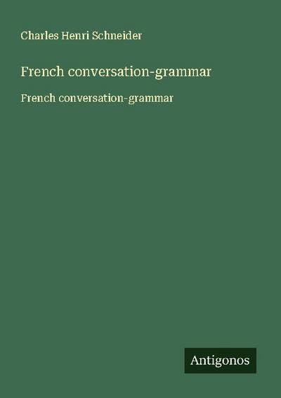 French conversation-grammar