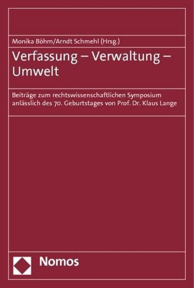 Verfassung - Verwaltung - Umwelt