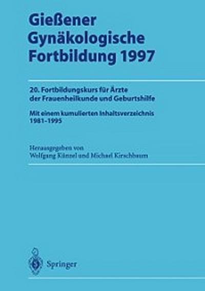 Gießener Gynäkologische Fortbildung 1997