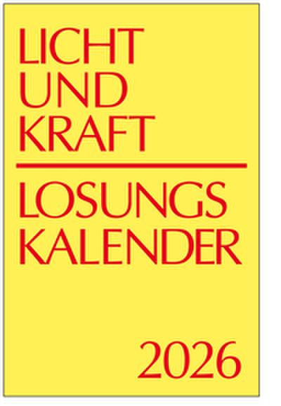 Licht und Kraft/Losungskalender 2026 Reiseausgabe in Heften