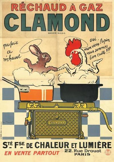 Carnet Ligné Affiche Réchaud À Gaz Clamond