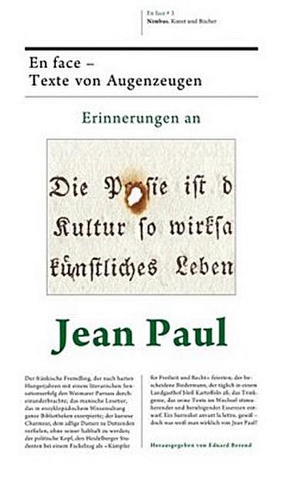 Erinnerungen an Jean Paul