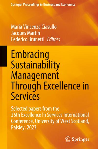 Embracing Sustainability Management Through Excellence in Services