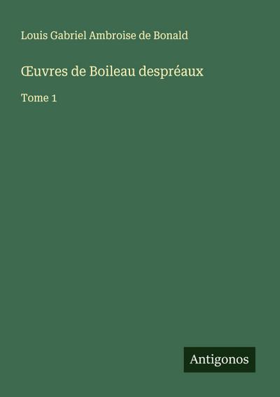 ¿uvres de Boileau despréaux