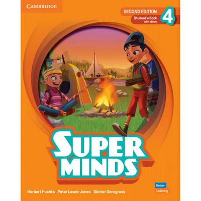 Super Minds Level 4 Workbook with Super Practice Book and Digital Pack British English