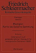 Predigten. Fünfte bis Siebente Sammlung (1826-1833)