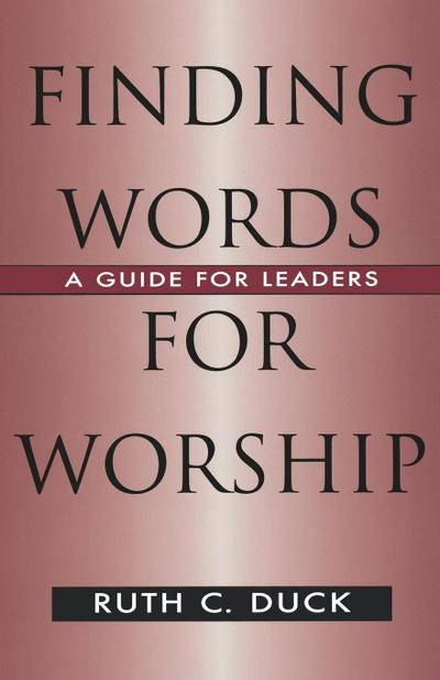 Finding Words for Worship