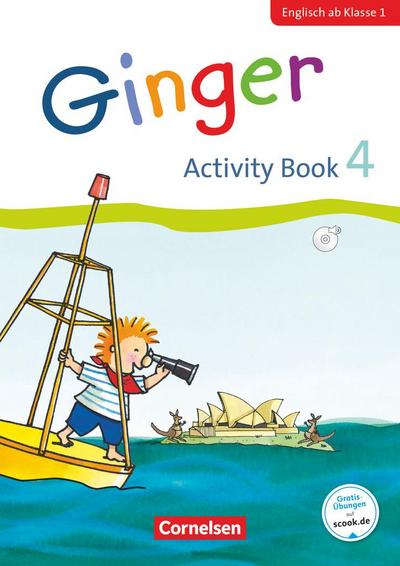 Ginger - Early Start Edition 4. Schuljahr - Activity Book mit Audio-CD, Minibildkarten und Faltbox