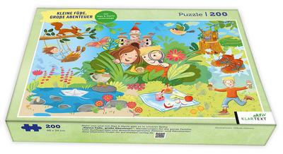 Puzzle Kleine Füße, große Abenteuer