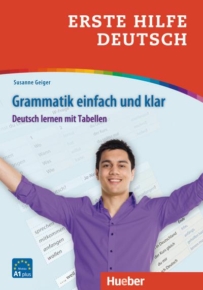 Erste Hilfe Deutsch – Grammatik einfach und klar: Deutsch lernen mit Tabellen / Buch
