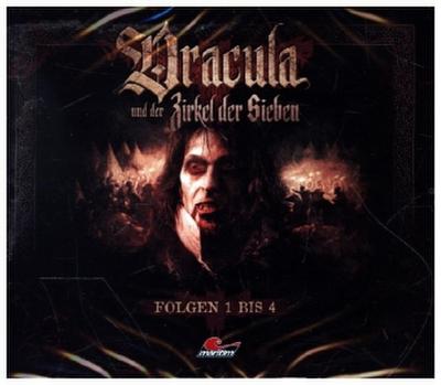 Dracula und der Zirkel der Sieben. Tl.1-4, 4 Audio-CD, 4 Audio-CD