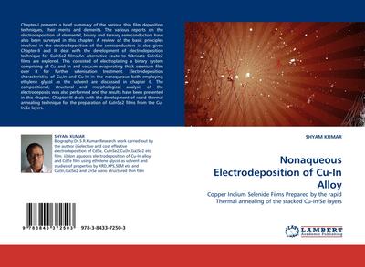 Nonaqueous Electrodeposition of Cu-In Alloy