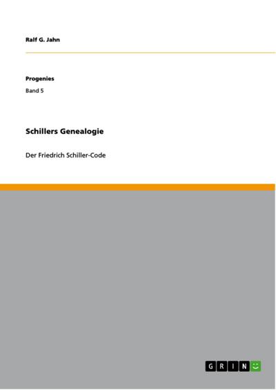 Schillers Genealogie