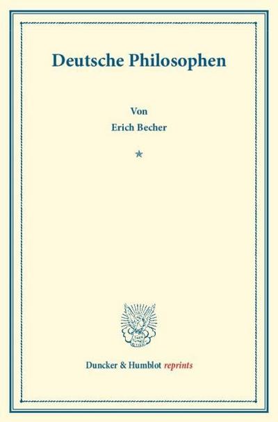 Deutsche Philosophen.
