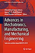 Advances in Mechatronics, Manufacturing, and Mechanical Engineering