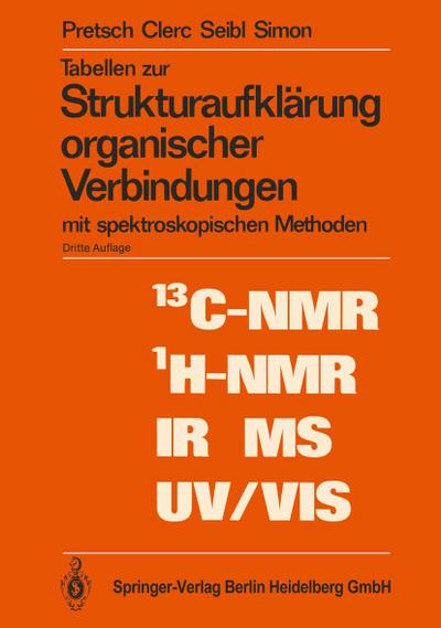 Tabellen zur Strukturaufklärung organischer Verbindungen