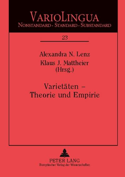 Varietäten - Theorie und Empirie