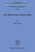 Zur Reform des Armenrechts.