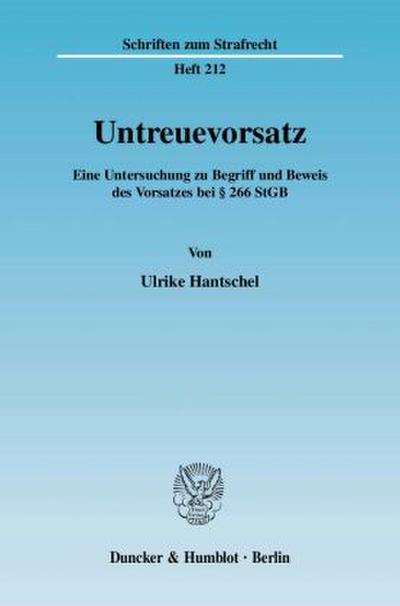 Untreuevorsatz
