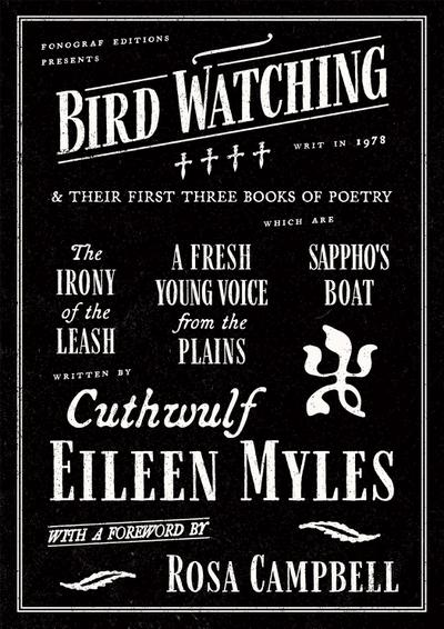 Bird Watching and Their First Three Books of Poetry