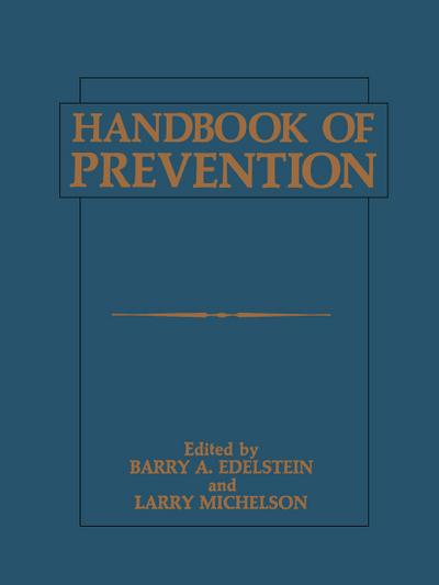 Handbook of Prevention