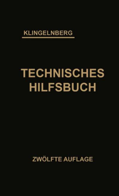 Klingelnberg Technisches Hilfsbuch