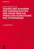 Tagung der Akademie der Wissenschaften der UdSSR über die friedliche Ausnutzung der Atomenergie, I., Plenarsitzung