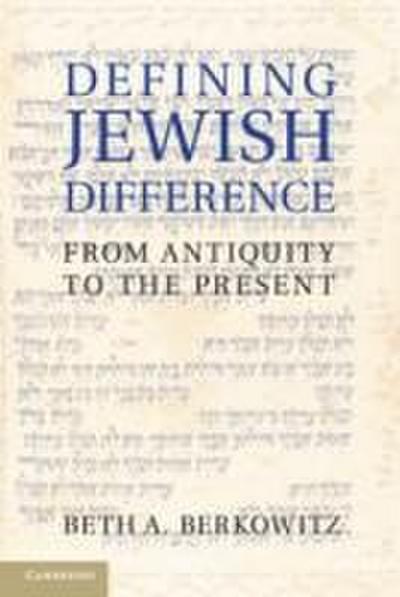 Defining Jewish Difference