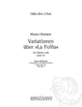 Variationen über ’La Folia’ op.45für Gitarre