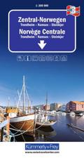 Kümmerly+Frey Regional-Strassenkarte 3 Zentral Norwegen 1:300.000