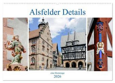 Alsfelder Details - eine Hommage (Wandkalender 2026 DIN A2 quer), CALVENDO Monatskalender
