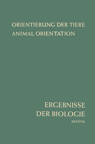 Orientierung der Tiere / Animal Orientation