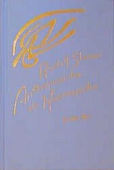 Anthroposophie als Kosmosophie Wesenszüge des Menschen im irdischen und kosmischen Bereich