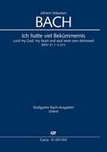 Ich hatte viel Bekümmernis (Klavierauszug)