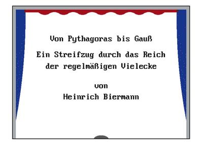 Von Pythagoras bis Gauß
