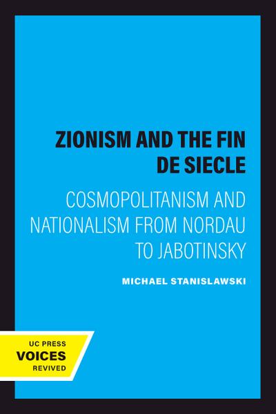 Zionism and the Fin de Siecle