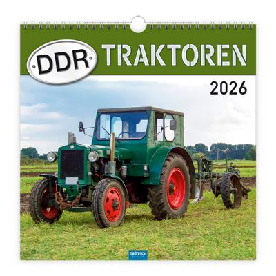 Trötsch Technikkalender DDR-Traktoren 2026