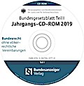 Bundesgesetzblatt Teil I Jahrgangs-CD-ROM 2019, CD-ROM