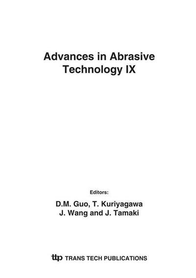 Advances in Abrasive Technology IX