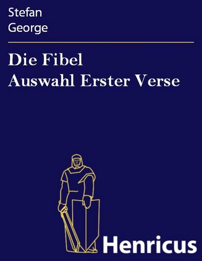 Die Fibel Auswahl Erster Verse