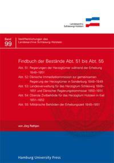 Findbuch der Bestände Abt. 51 bis Abt. 55