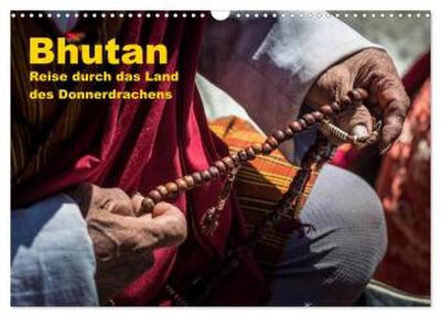 Bhutan - Reise durch das Land des Donnerdrachens (Wandkalender 2026 DIN A3 quer), CALVENDO Monatskalender