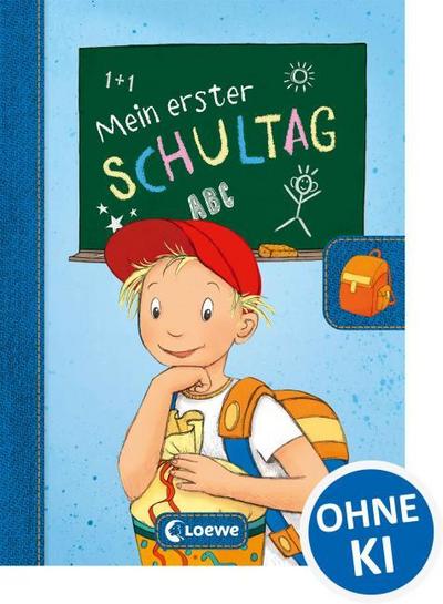 Mein erster Schultag - Jungen Blau