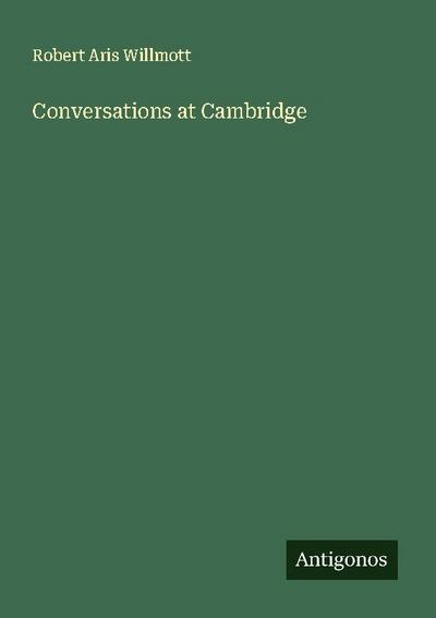 Conversations at Cambridge